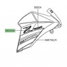 Autocollant "Z" écopes latérales Kawasaki Z800 (2016)