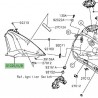 Coque de réservoir Kawasaki Z800 (2013-2016)