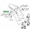 Garde-boue avant Kawasaki Z800 (2013-2016)