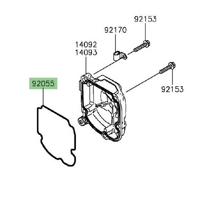 Joint carter d'allumage Kawasaki Z800 (2013-2016) | Réf. 920551570