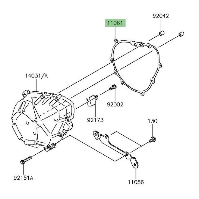 Joint carter d'alternateur Kawasaki Z800 (2013-2016) | Réf. 110610787