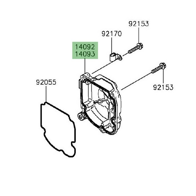 Carter d'allumage Kawasaki Z800 (2013-2016) | Réf. 140920950 ou 140930378