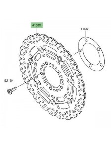 Disque de frein avant Kawasaki Z800 (2013-2016)