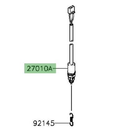 Contacteur de frein arrière Kawasaki Z800 (2013-2016) | Réf. 270100723
