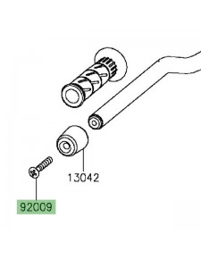 Vis embout de guidon Kawasaki Z800 (2013-2016)