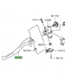 Levier d'embrayage Kawasaki Z800 (2013-2016) | Réf. 460920003