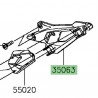 Platine repose-pieds Kawasaki Z800 (2013-2016)