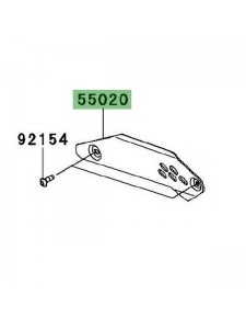 Protection de talon gauche Kawasaki Er-6n (2009-2011) | Réf. 550200461