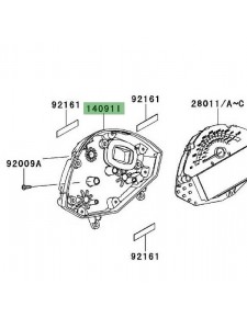 Dessous de compteur Kawasaki Er-6n (2009-2011)