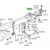 Intérieur écope de radiateur Kawasaki Z800 (2013-2016)