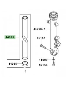 Tube de fourche Kawasaki Er-6n (2009-2011) | Réf. 440130055