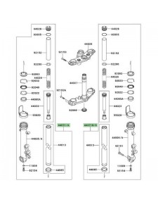 Ensemble fourche Kawasaki Er-6n (2009-2011) | Moto Shop 35