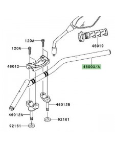 Guidon Kawasaki Er-6n (2009-2011) | Moto Shop 35