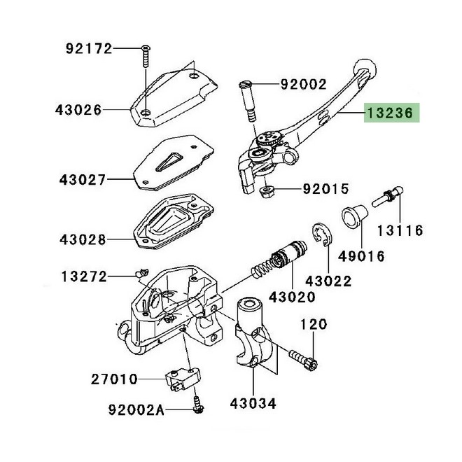 Levier Moto Levier Embrayage Frein Moto Pour KAWASAKI ER6N ER-6N Pour ER 6N  2009-2016