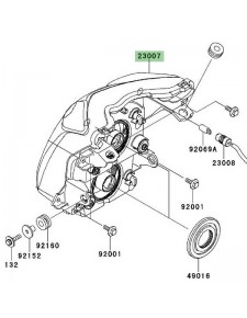 Optique avant Kawasaki Er-6n (2009-2011)