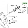 Clignotant arrière Kawasaki Er-6n (2009-2011)