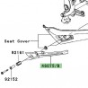 Poignée passager Kawasaki Er-6n (2009-2011)