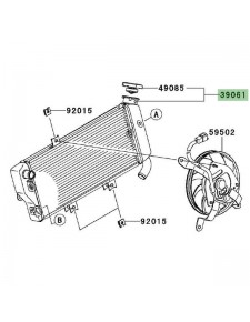 Radiateur Kawasaki Er-6n (2009-2011)