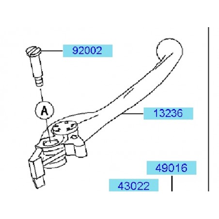 LEVER-COMP FRONT BRA
