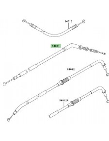 Câble d'embrayage Kawasaki Z750 (2004-2006)