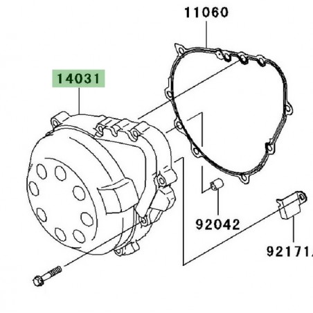 Carte d'alternateur Kawasaki Z750 (2004-2006) | Réf. 140310010