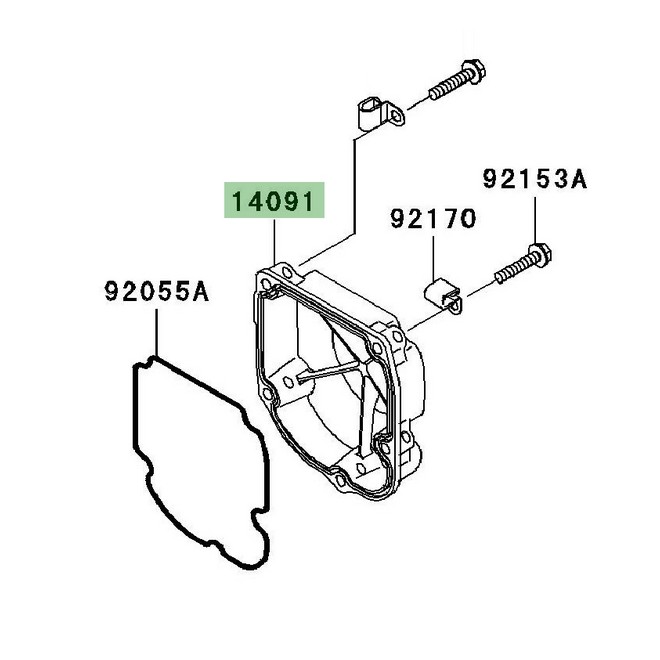 Carter d'allumage Kawasaki Z750 (2004-2006) | Réf. 140910106
