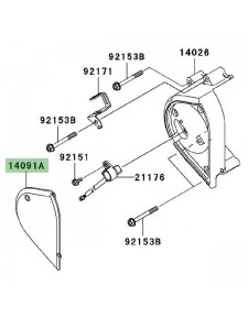 Couvre carter pignon de sortie de boîté Kawasaki Z750 (2004-2006) | Réf. 140911529