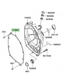 Joint carter d'embrayage Kawasaki z750 (2004-2006) | Réf. 110611166