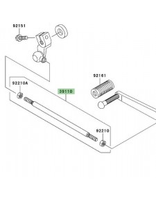 Tige de sélecteur Kawasaki Z750 (2004-2006) | Réf. 391100021