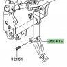 Platine repose-pieds arrière Kawasaki Z750 (2004-2006)