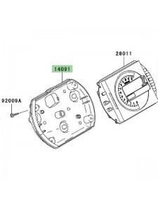 Dessous de compteur Kawasaki Z750 (2004-2006) | Réf. 140911569