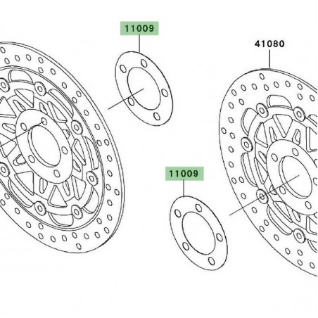 Joint disque de frein avant Kawasaki Z750 (2004-2006) | Réf. 110091754