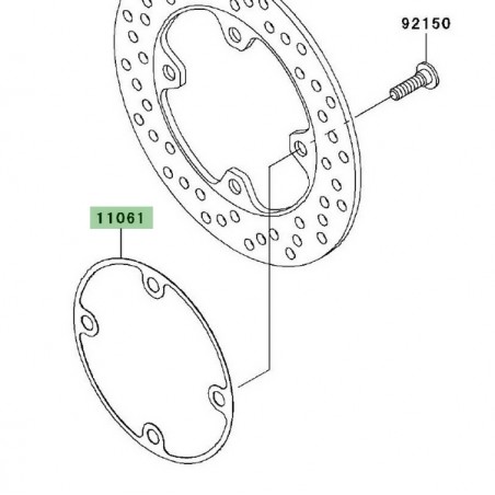 Joint disque de frein avant Kawasaki Z750 (2004-2006) | Réf. 110610078