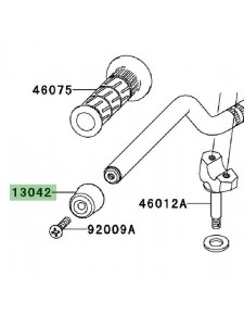 Embout de guidon Kawasaki Z750 (2004-2006) | Réf. 130421005