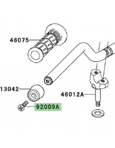 Vis de fixation embout de guidon Kawasaki Z750 (2004-2006)