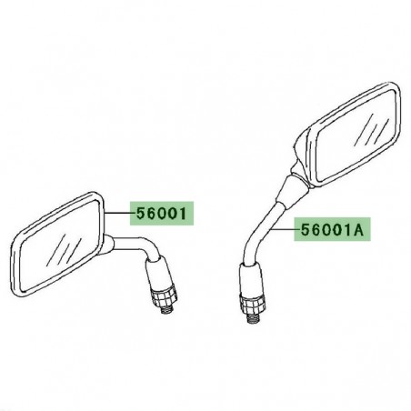 Levier de frein avant Kawasaki Z750 (2004-2006) | Moto Shop 35