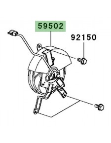 Ventilateur Kawasaki Z750 (2004-2006)