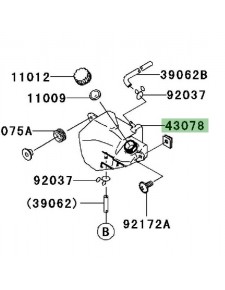 Vase d'expansion Kawasaki Z750 (2004-2006) | Réf. 430781187