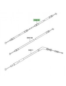 Câble de fermeture de selle avant Kawasaki Z750 (2007-2012)