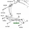 Support moteur arrière Kawasaki Z750 (2007-2012)