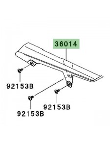 Protège chaîne Kawasaki Z750 (2007-2012) | Réf. 360140025