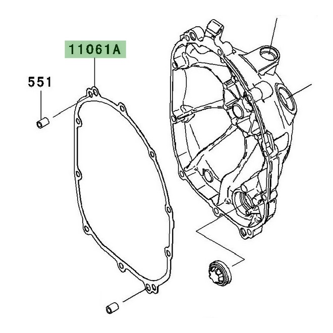 Joint carter d'embrayage Kawasaki z750 (2007-2012) | Réf. 110611166