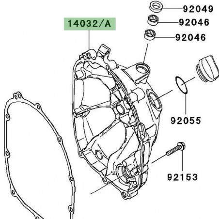 Carter d'embrayage Kawasaki Z750 (2007-2012) | Moto Shop 35
