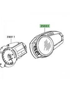 Dessus de compteur Kawasaki Z750 (2007-2012) | Moto Shop 35