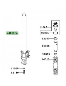 Tube de fourche Kawasaki Z750 (2007-2012)