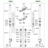 Bras de fourche Kawasaki Z750 (2007-2012)