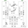 Bras de fourche Kawasaki Z750 ABS (2007-2012)