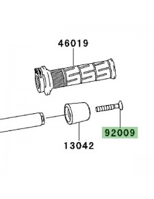 Vis de fixation embout de guidon Kawasaki Z750 (2007-2012)