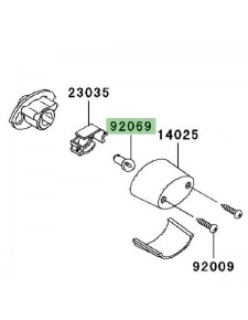 Ampoule éclairage de plaque Kawasaki Z750 (2007-2012)