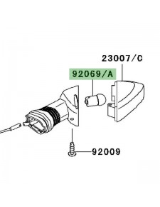 Ampoule clignotants avant et arrière Kawasaki Z750 (2007-2012) | Réf. 920690003